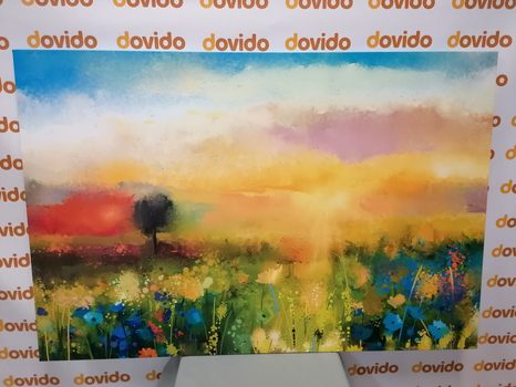 KÉP RÉTI VIRÁGOK OLAJFESTMÉNY - TERMÉSZET- ÉS TÁJKÉPEK - KÉPEK