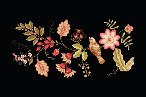 WANDBILD VOGEL MIT VOLKSMOTIV - STILLLEBEN-BILDER - BILDER