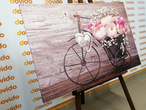 TABLOU FLORI SPLENDIDE ÎNTR-O VAZĂ VINTAGE - TABLOURI VINTAGE ȘI RETRO - TABLOURI