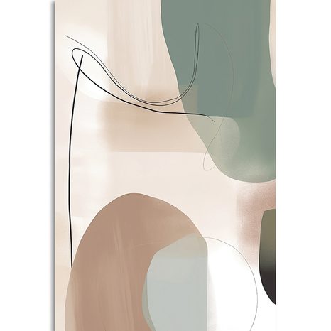 CANVAS PRINT ABSTRACT SHAPES NO3 - PICTURES - 🔥 TOTAL SALE 🔥