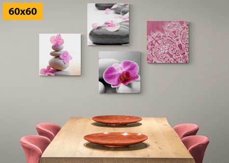 SET OBRAZOV ZEN ZÁTIŠIE - ZOSTAVY OBRAZOV - OBRAZY