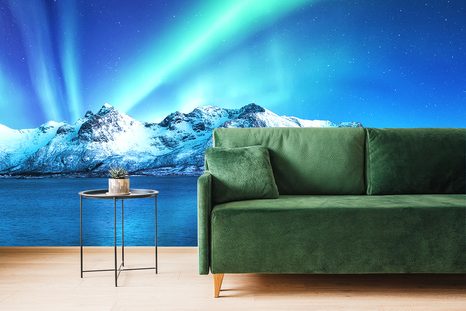 SAMOLEPÍCÍ FOTOTAPETA ARKTICKÁ POLÁRNÍ ZÁŘE - SAMOLEPÍCÍ TAPETY - TAPETY