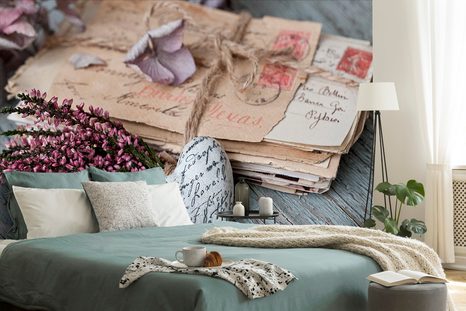 FOTOTAPETA NOSTALGIČNI LISTI - VINTAGE IN RETRO TAPETE - TAPETE