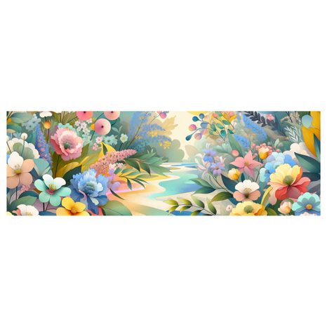 OBRAZ PESTROBAREVNÉ KVĚTINY - OBRAZY KVĚTŮ - OBRAZY