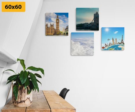 SET OBRAZŮ VÝLET DO LONDÝNA - SESTAVY OBRAZŮ - OBRAZY