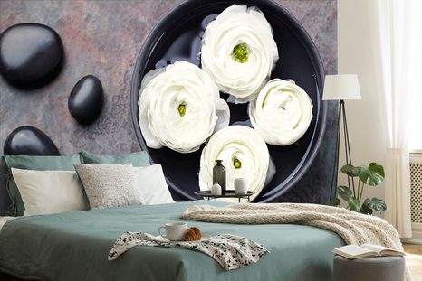 FOTOTAPETA ZÁTIŠÍ SE ZEN KAMENY - TAPETY FENG SHUI - TAPETY