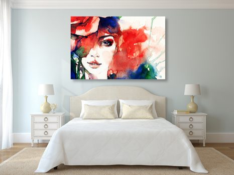 OBRAZ ABSTRAKTNÍ PORTRÉT ŽENY - OBRAZY ŽENY - OBRAZY