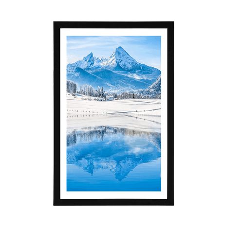 POSTER – PAESAGGIO INNEVATO NELLE ALPI - NATURA - POSTER