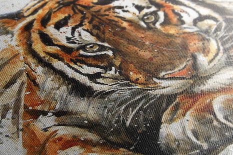 QUADRO SU TELA – PREDATORE DEGLI ANIMALI - QUADRI DI ANIMALI - STAMPE E QUADRI