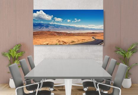 SLIKA CESTA SREDI POKRAJINE - SLIKE NARAVE IN POKRAJINE - SLIKE