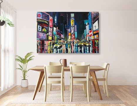 OBRAZ BAREVNÝ NEW YORK - OBRAZY MĚSTA - OBRAZY