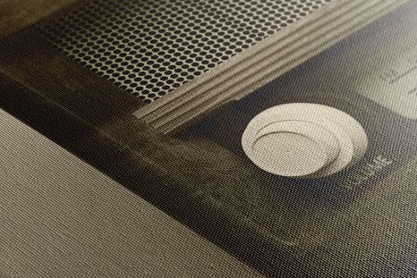 OBRAZ RETRO RÁDIO V SÉPIOVÉM PROVEDENÍ - ČERNOBÍLÉ OBRAZY - OBRAZY