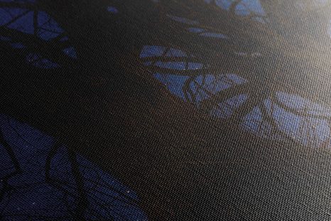 КАРТИНА НА ПЛАТНО – ДЪРВЕТА В НОЩНАТА ЗЕМЯ - КАРТИНИ НА ПРИРОДАТА И ПЕЙЗАЖИ - КАРТИНИ