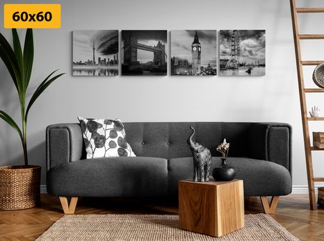 SET OBRAZŮ TEMNOTA NAD MĚSTEM - SESTAVY OBRAZŮ - OBRAZY