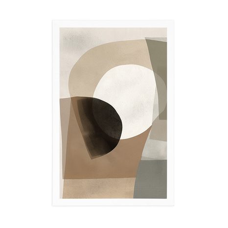 PLAKÁT ABSTRAKTNÍ TVARY NO1 - ABSTRAKTNÍ TVARY - PLAKÁTY
