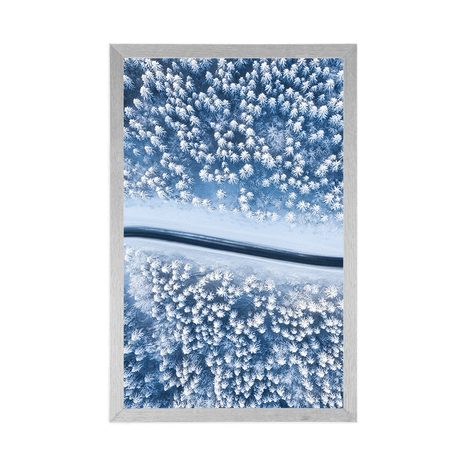 PLAGÁT POHĽAD NA ZIMNÚ KRAJINU - PRÍRODA - PLAGÁTY