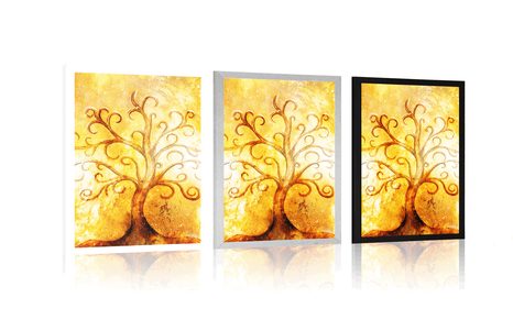 PLAGÁT STROM ŽIVOTA - FENG SHUI - PLAGÁTY