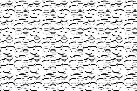 TAPETA ČERNOBÍLÉ ZAJÍMAVÉ VZORY - ČERNOBÍLÉ TAPETY - TAPETY