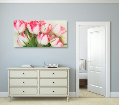 OBRAZ TULIPÁNY V JARNOM NÁDYCHU - OBRAZY KVETOV - OBRAZY