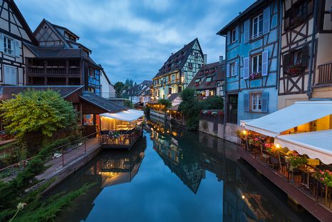 CARTA DA PARATI – CANALE PITTORESCO IN FRANCIA - CARTA DA PARATI CITTÀ - CARTA DA PARATI