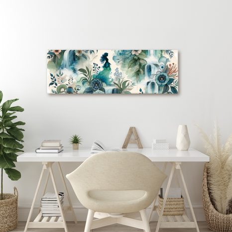 SLIKA VILINSKA POKRAJINA Z VODO - SLIKE ŽENSKE - SLIKE