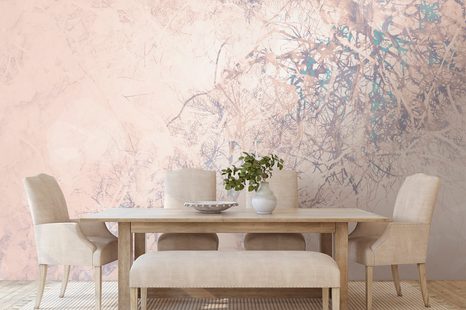 SAMOLEPÍCÍ TAPETA BÉŽOVÉ ABSTRAKTNÍ VĚTVE - SAMOLEPÍCÍ TAPETY - TAPETY