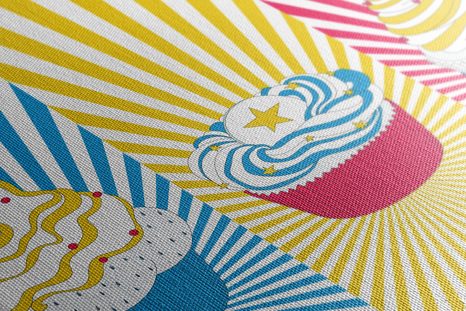 OBRAZ POP ART CUPCAKES - POP ART OBRAZY - OBRAZY
