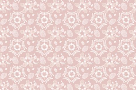 SAMOLEPÍCÍ TAPETA RŮŽOVÉ VÁŽKY V KRUHU MANDALY - SAMOLEPÍCÍ TAPETY - TAPETY