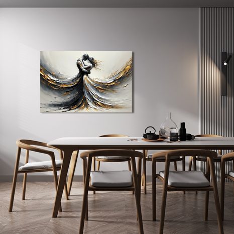 OBRAZ MILUJÍCÍ PÁR V POHYBU - OBRAZY LÁSKA - OBRAZY