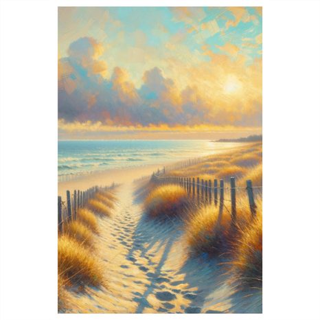 OBRAZ ZÁPAD SLUNCE U MOŘE - OBRAZY MOŘE A PLÁŽ - OBRAZY