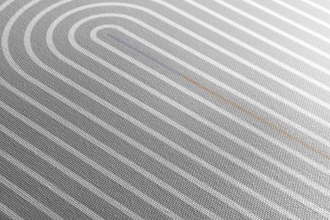 OBRAZ MODERNÍ ŠEDÁ DUHA MID-CENTURY - ABSTRAKTNÍ OBRAZY - OBRAZY