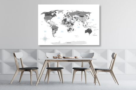 ΕΙΚΌΝΑ ΣΕ ΑΣΠΡΌΜΑΥΡΟ ΧΆΡΤΗ ΑΠΌ ΦΕΛΛΌ ΜΕ ΜΠΛΕ ΑΝΤΊΘΕΣΗ - ΠΊΝΑΚΕΣ ΣΤΟ ΦΕΛΛΌ - ΠΊΝΑΚΕΣ