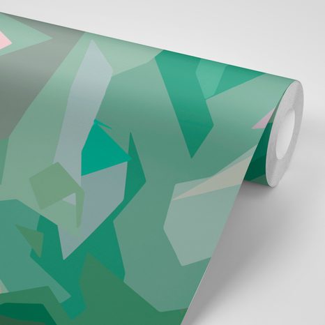 CARTA DA PARATI AUTOADESIVA – VOLPE CON ELEMENTI ASTRATTI - CARTA DA PARATI AUTOADESIVE - CARTA DA PARATI