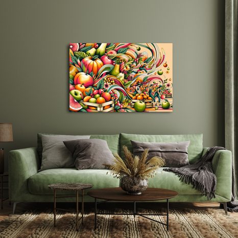 OBRAZ OVOCNÁ EXPLÓZIA - OBRAZY JEDLÁ A NÁPOJE - OBRAZY