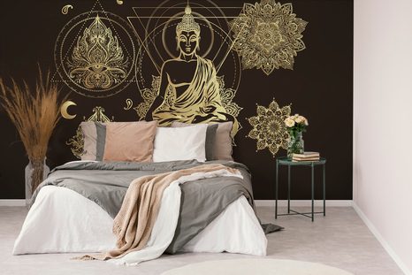 TAPETA ZLATÝ BUDHA - TAPETY FENG SHUI - TAPETY