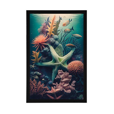 PLAKÁT SURREALISTICKÁ HVĚZDOVKA - PODMOŘSKÝ SVĚT - PLAKÁTY