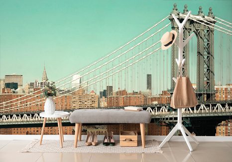 WALL MURAL SKYSCRAPERS IN NEW YORK - WALLPAPERS CITIES - WALLPAPERS