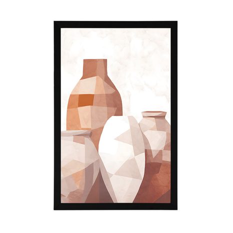 PLAGÁT ZÁTIŠIE S VÁZAMI - VÁZY - PLAGÁTY