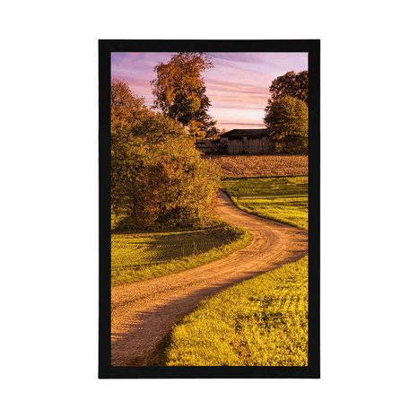 AFFICHE – VUE SUR LE PAYSAGE RURAL - NATURE - AFFICHES