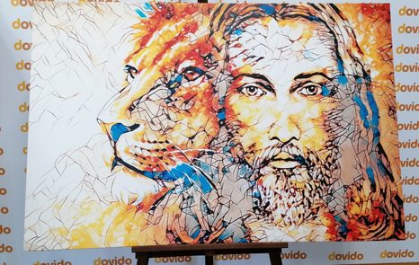 KÉP MINDENHATÓ AZ OROSZLÁNNAL - ABSZTRAKT KÉPEK - KÉPEK