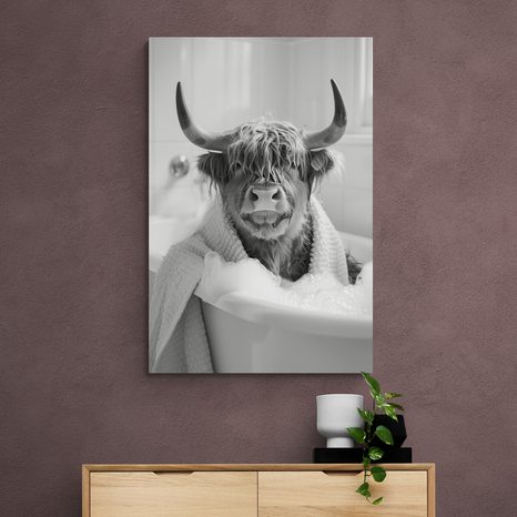 KÉP TEHÉN A FÜRDŐKÁDBAN - KÉPEK BIVALYOK ÉS TEHENEK - KÉPEK