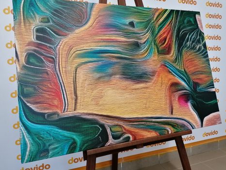 WANDBILD PSYCHEDELISCHE ABSTRAKTION - ABSTRAKTE BILDER - BILDER