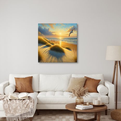 OBRAZ SLUNEČNÍ PAPRSKY NA MOŘI - OBRAZY VÝCHOD A ZÁPAD SLUNCE - OBRAZY