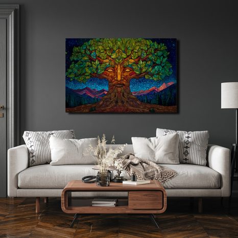 OBRAZ MYSTICKÝ STROM ŽIVOTA - OBRAZY STROMY ŽIVOTA - OBRAZY