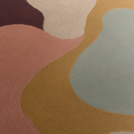 TABLEAU EN 5 PARTIES – FORMES ABSTRAITES COLORÉES - IMAGES FORMES ABSTRAITES - TABLEAUX