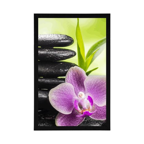 POSTER ZEN-KOMPOSITION ZUM MEDITIEREN - FENG SHUI - POSTER