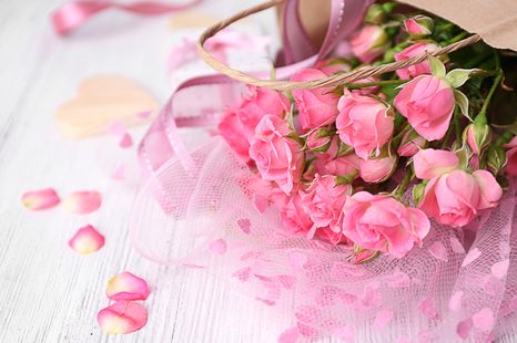 OBRAZ KYTICE RŮŽOVÝCH RŮŽÍ - OBRAZY ZÁTIŠÍ - OBRAZY