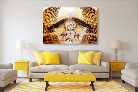 OBRAZ INDIÁNSKÝ LAPAČ SNŮ - OBRAZY FENG SHUI - OBRAZY