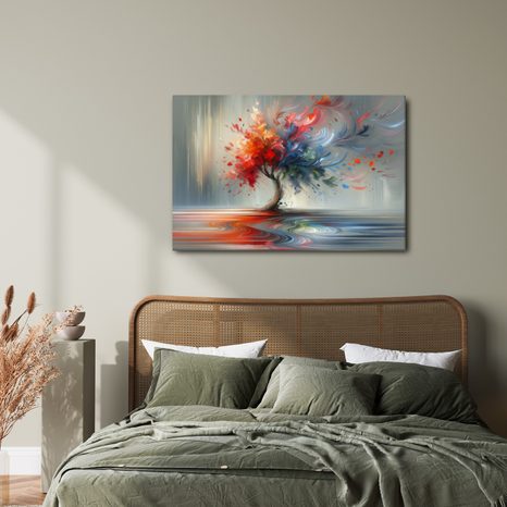 OBRAZ STROM ŽIVOTA V BAREVNÉM VÍRU - OBRAZY STROMY ŽIVOTA - OBRAZY