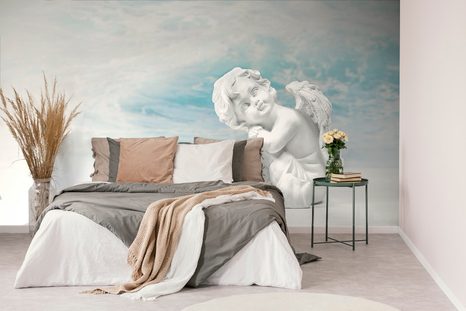 FOTOTAPETA ZASNĚNÝ ANDÍLEK - TAPETY ANDĚLÉ - TAPETY